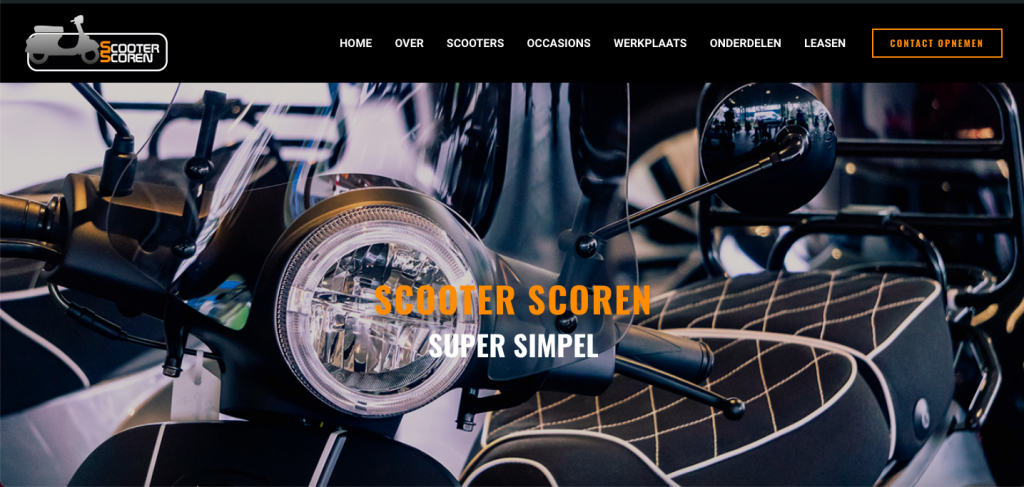 nieuwe website scooterscoren